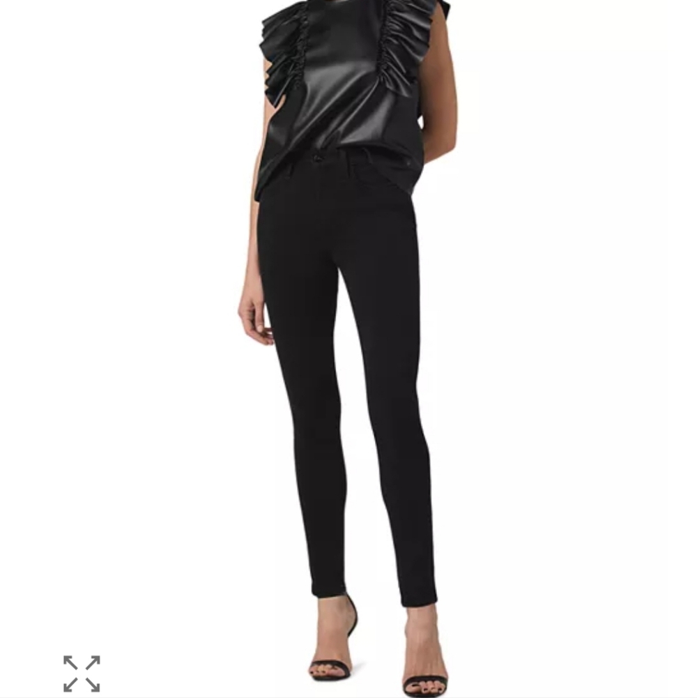 Joe's Jeans The Charlie High Rise Ankle Skinny Jeans in Black